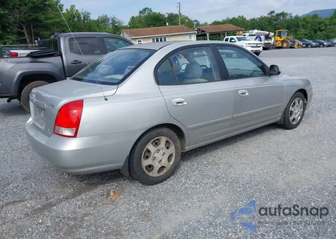 2002 Hyundai Elantra Gls из США, поврежденный, VIN KMHDN45D32U354334